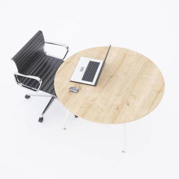 İvory Yuvarlak Toplantı Masası