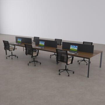 Five Altılı Çalışma Masası 360x140 - Ceviz