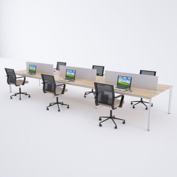 Five Altılı Çalışma Masası 360x140 - Meşe