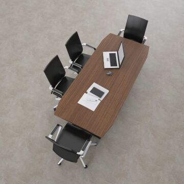 Aleos Toplantı Masası 300x90 - Ceviz+Antrasit