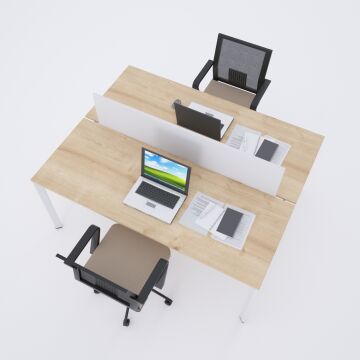 Five İkili Çalışma Masası 200x140 - Meşe