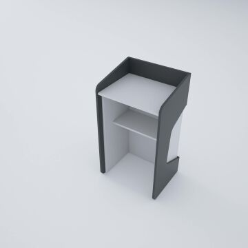 Kürsü 2 Beyaz+Antrasit