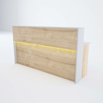 Banko 8 120 - Meşe+Beyaz