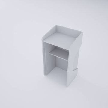 Kürsü 2 Beyaz+Beyaz