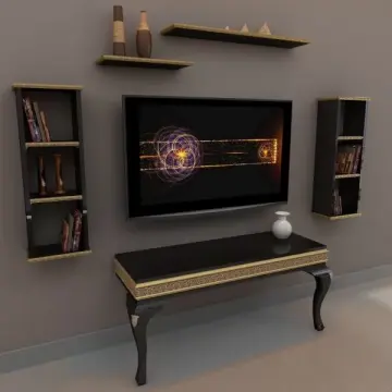 Lucca Varaklı Gizli Bölmeli Tv Ünitesi A2