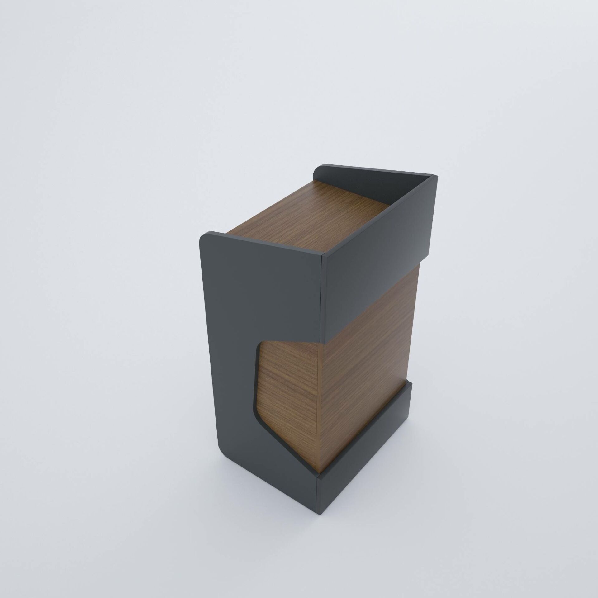 Kürsü 2 Ceviz+Antrasit