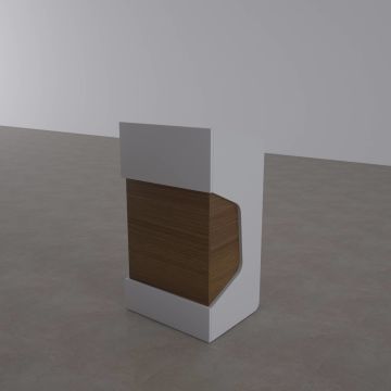 Kürsü 2 Ceviz+Beyaz