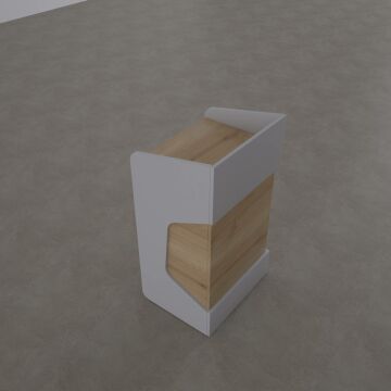 Kürsü 2 Meşe+Beyaz