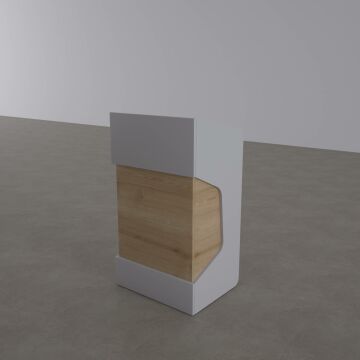 Kürsü 2 Meşe+Beyaz