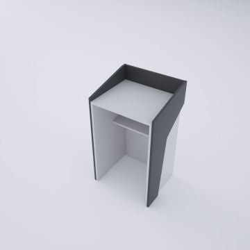 Kürsü 1 Beyaz+Antrasit