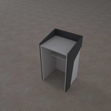 Kürsü 1 Beyaz+Antrasit