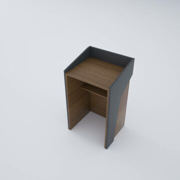 Kürsü 1 Ceviz+Antrasit