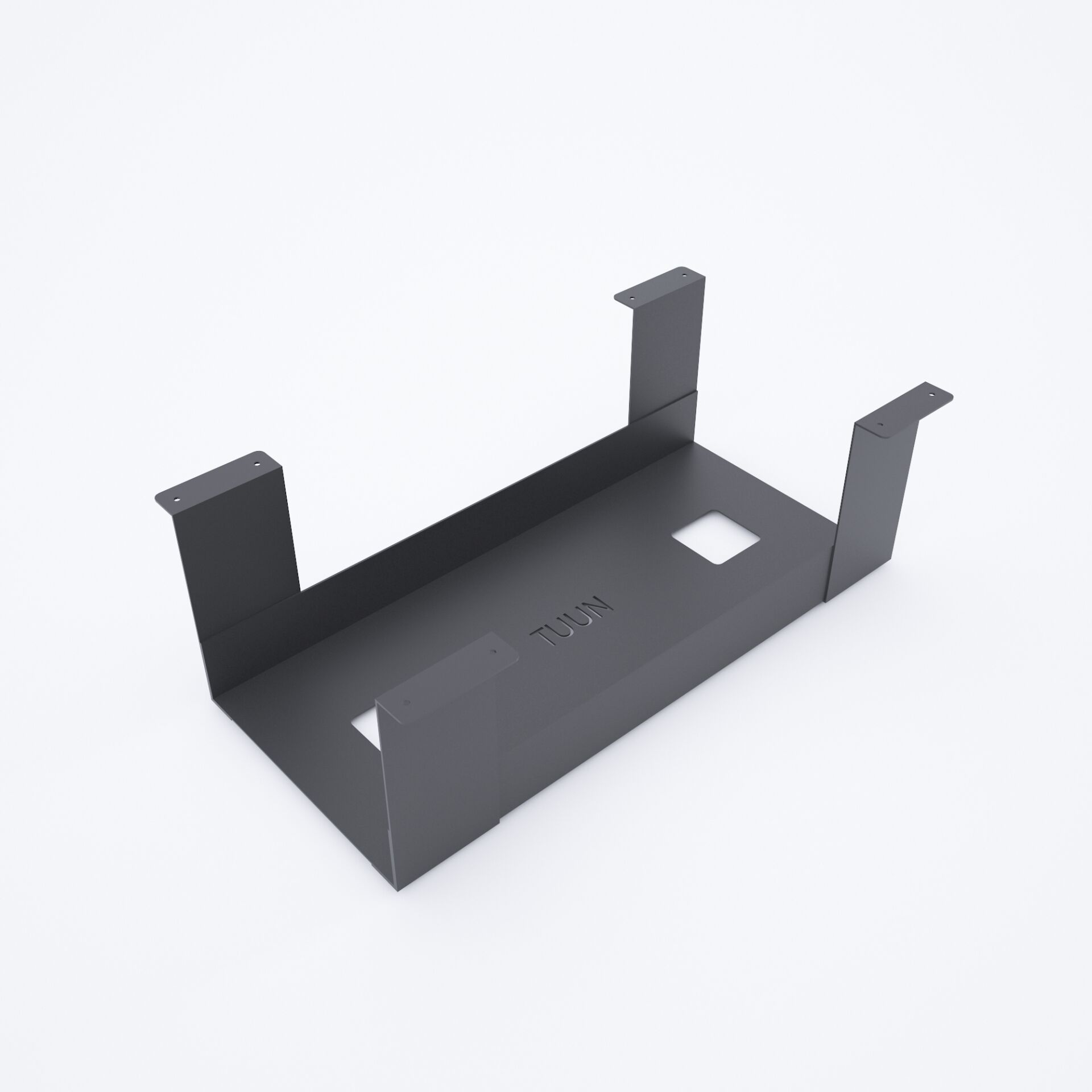 2li Metal Masa Altı Kablo Tavası