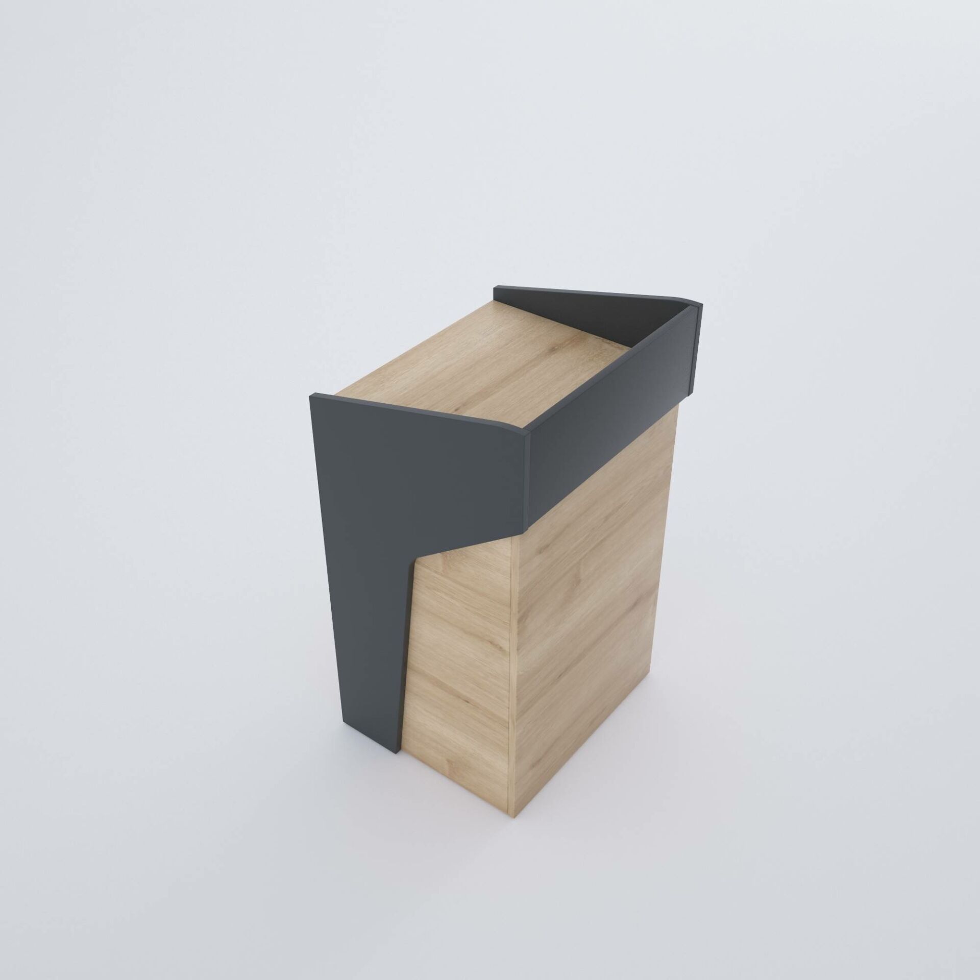 Kürsü 1 Meşe+Antrasit