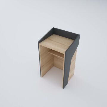 Kürsü 1 Meşe+Antrasit