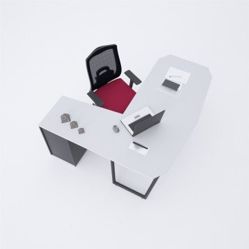 N-Form Keson Etajerli Çalışma Masası
