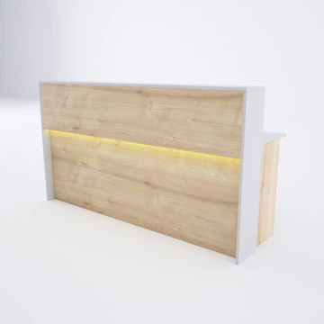 Banko 8 160 - Meşe+Beyaz