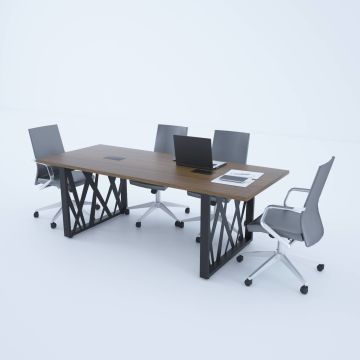 Karm Toplantı Masası 220x90 - Ceviz