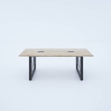 Karm Toplantı Masası 220x90 - Meşe