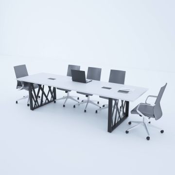 Karm Toplantı Masası 300x90 - Beyaz