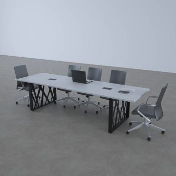 Karm Toplantı Masası 300x90 - Beyaz