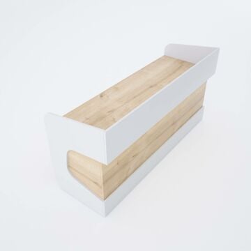 Banko 1 80 - Meşe+Beyaz