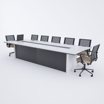 Mara Toplantı Masası Beyaz - 360x120