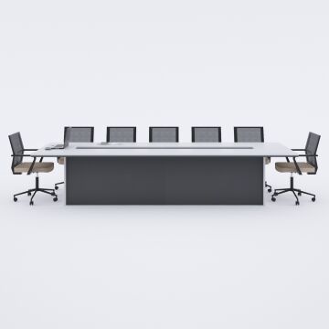 Mara Toplantı Masası Beyaz - 360x120