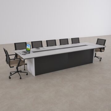 Mara Toplantı Masası Beyaz - 360x120