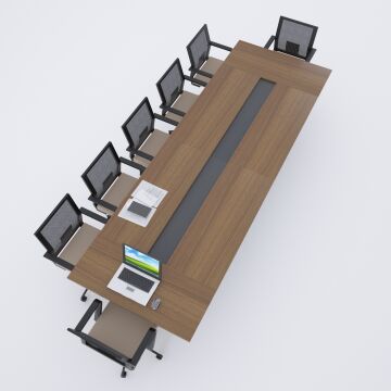 Mara Toplantı Masası Ceviz - 360x120