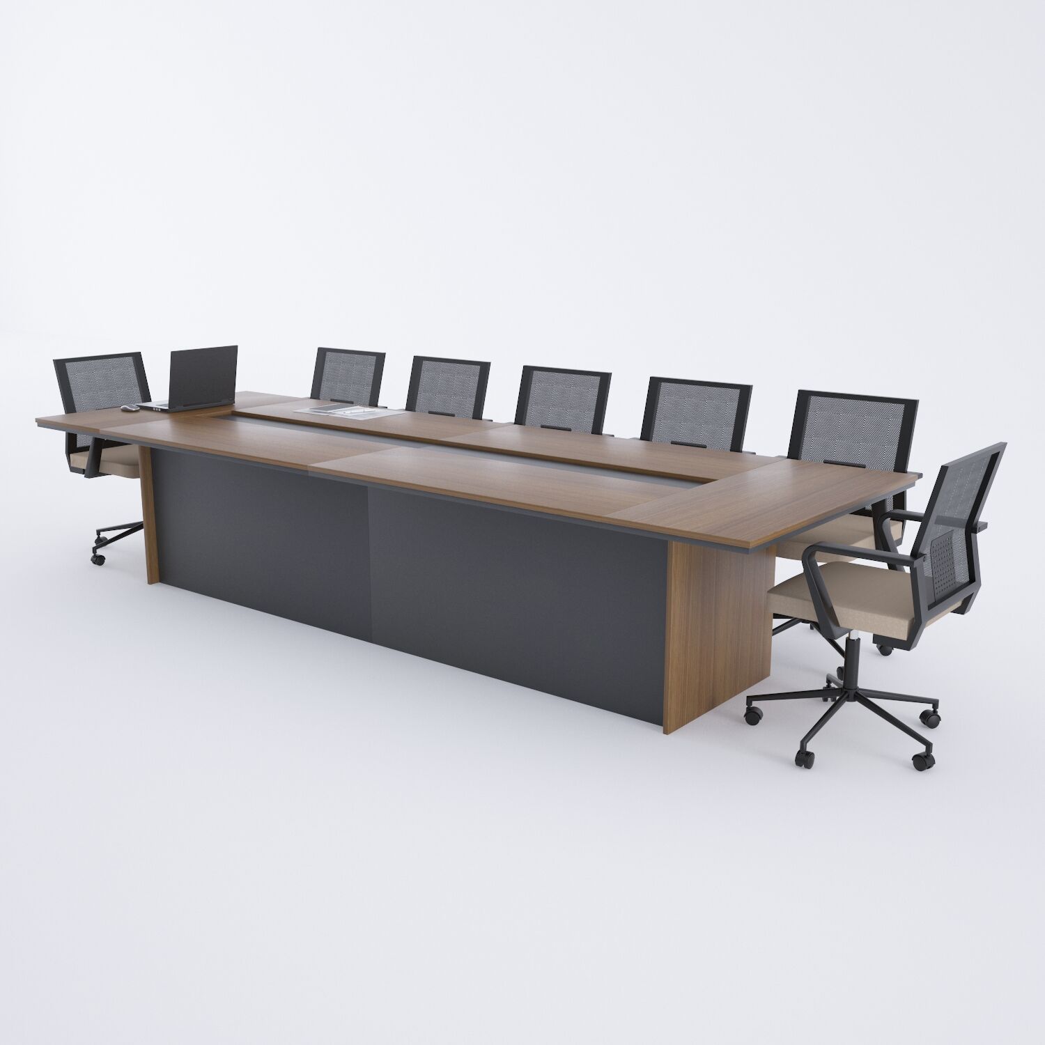 Mara Toplantı Masası Ceviz - 360x120