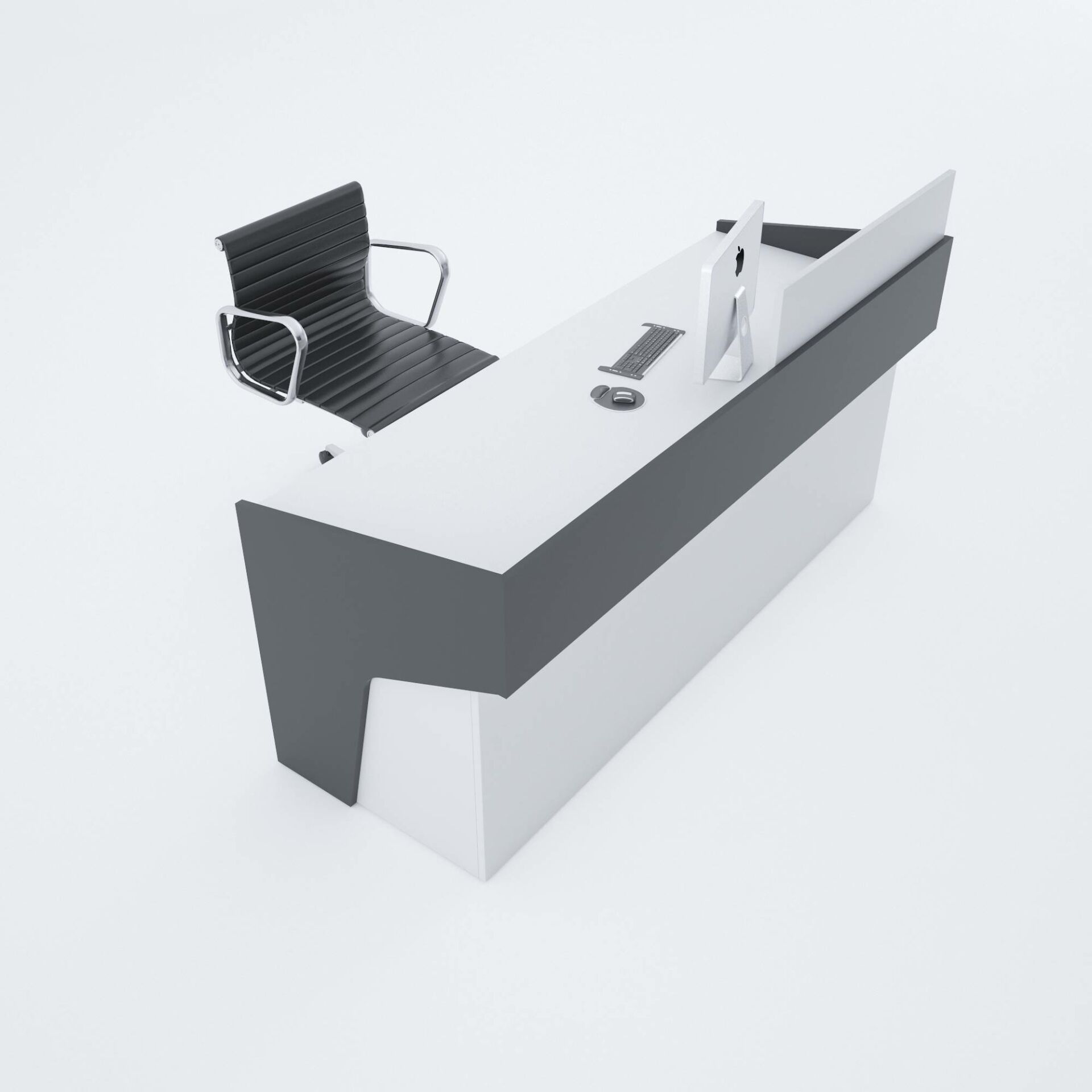 Banko 6 120 - Beyaz+Antrasit