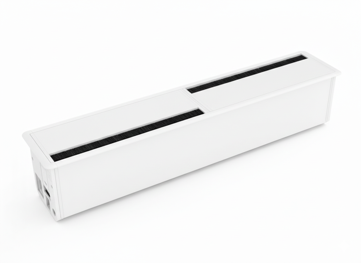 Çift Taraflı Masa Üstü Priz Kutusu(Alüminyum)