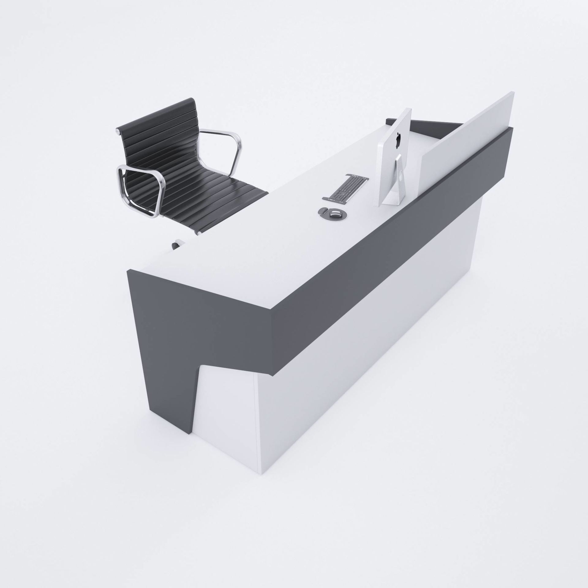 Banko 6 160 - Beyaz+Antrasit