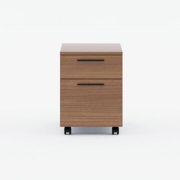 1 Çekmece 1 Kapaklı Hareketli Keson Ceviz