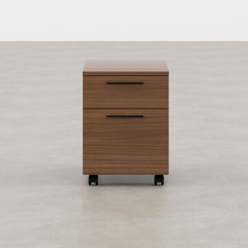 1 Çekmece 1 Kapaklı Hareketli Keson Ceviz