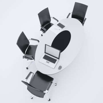 Octo-e Toplantı Masası Beyaz