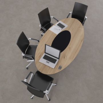 Octo-e Toplantı Masası Meşe