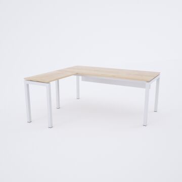 Cube 40 Etajerli Çalışma Masası Meşe - 140x80