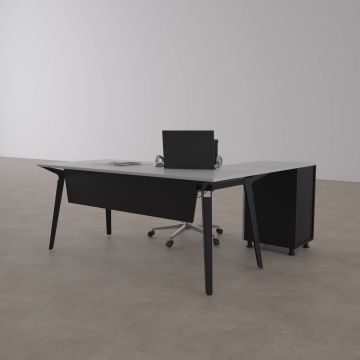 Nova Keson Etajerli Çalışma Masası 140x80 - Beyaz