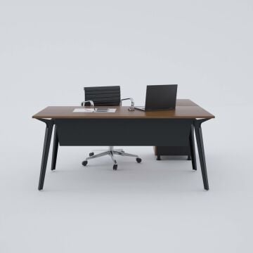 Nova Keson Etajerli Çalışma Masası 140x80 - Ceviz