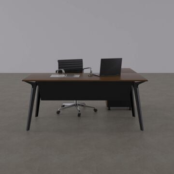 Nova Keson Etajerli Çalışma Masası 140x80 - Ceviz