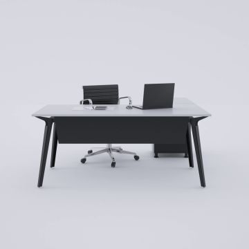 Nova Keson Etajerli Çalışma Masası 180x80 - Beyaz