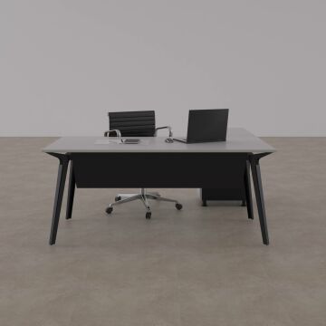 Nova Keson Etajerli Çalışma Masası 200x80 - Beyaz