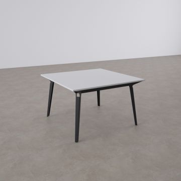 Nova Kare Toplantı Masası S 90x90 - Beyaz