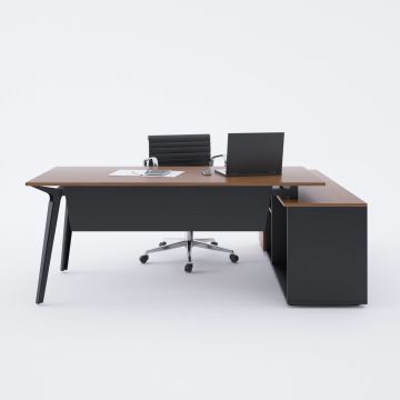 Nova 160cm Alt Etajerli Çalışma Masası 180x80 - Ceviz