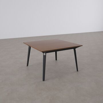 Nova Kare Toplantı Masası S 110x110 - Ceviz