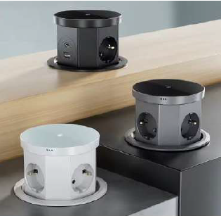 Dairesel Wi-Fi Şarjlı Priz Kasası Seti