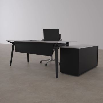 Nova 120cm Alt Etajerli Çalışma Masası 180x80 - Beyaz