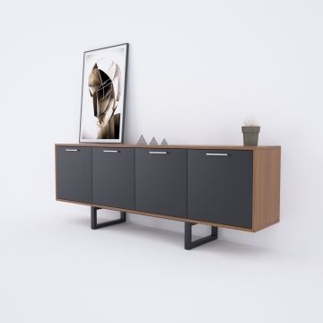 Kabin Ceviz+Antrasit